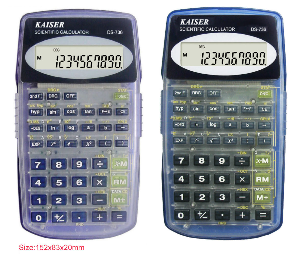 8+2 digit 136 functions scientific calculator