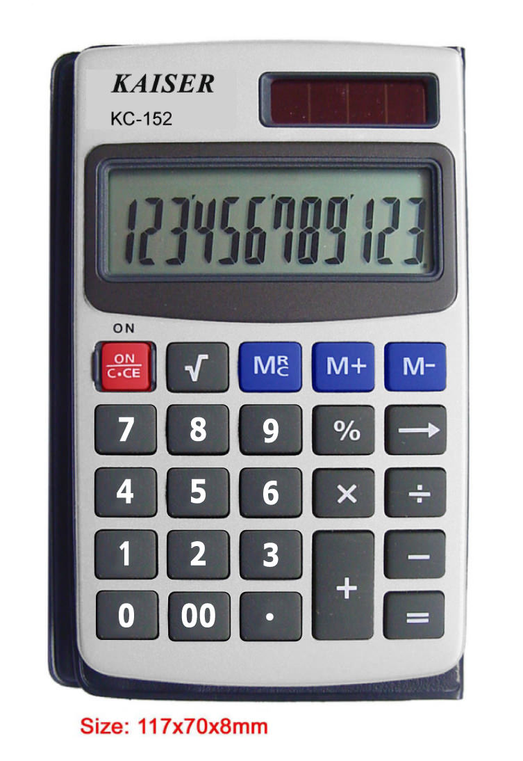 12 digit handy calculator