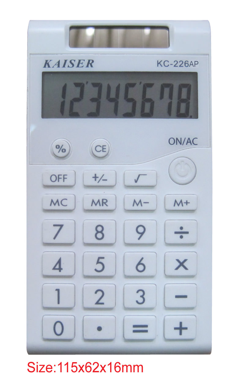 8 digit handy calculator