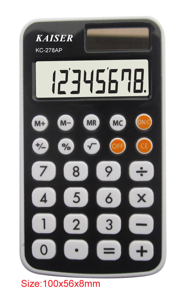 8 digit handy calculator