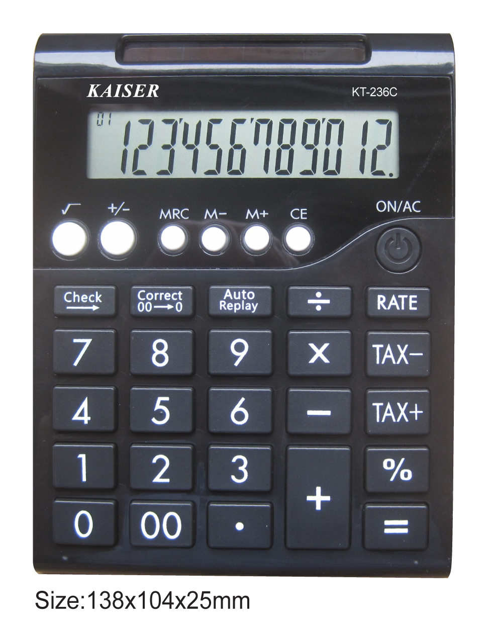 12 digit mid desktop calculator