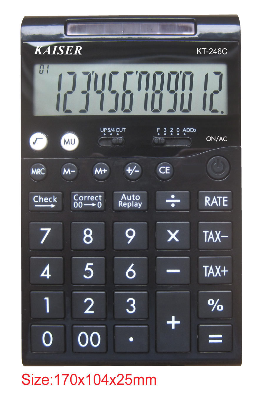 12 digit big desktop calculator