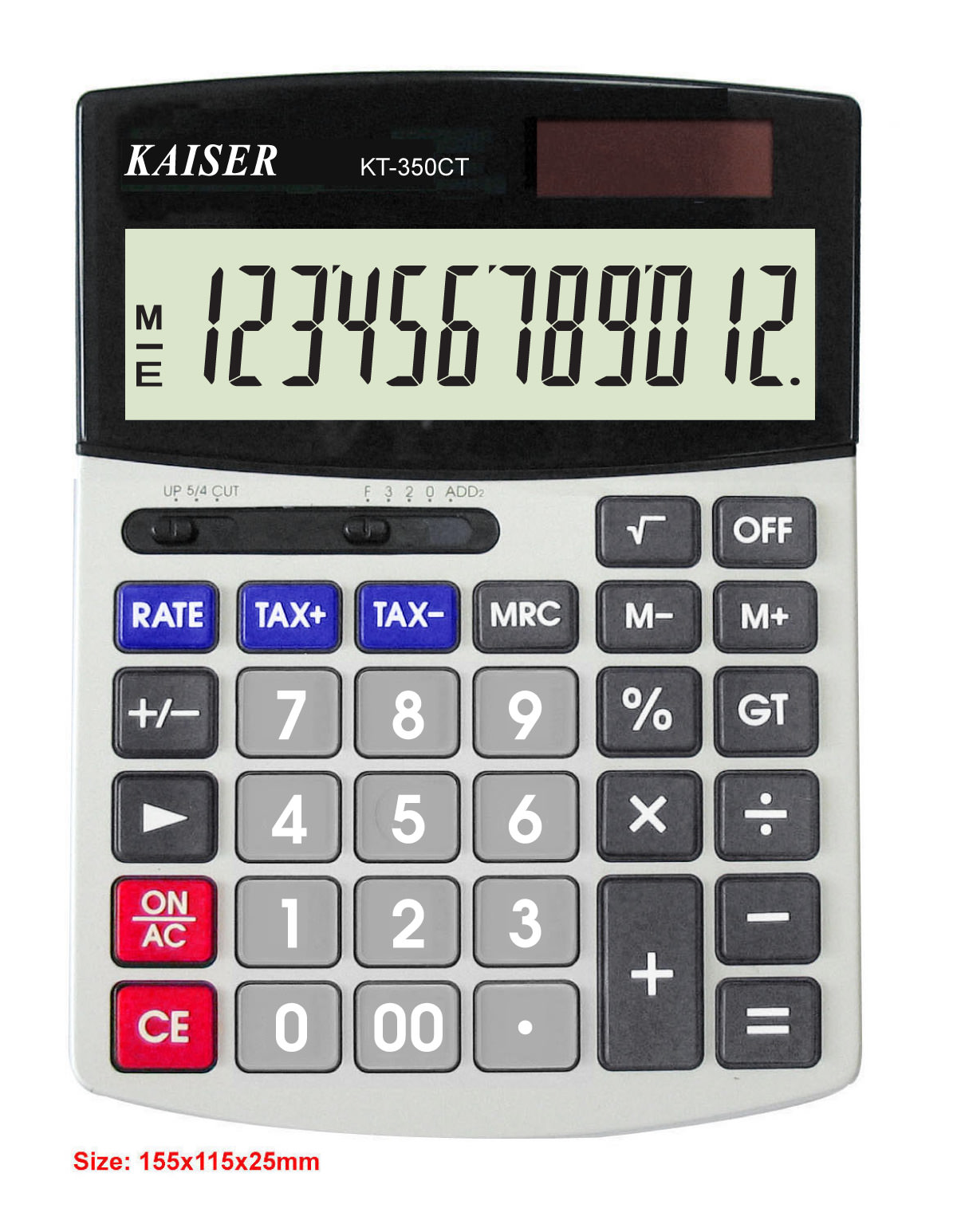12 digit mid desktop calculator