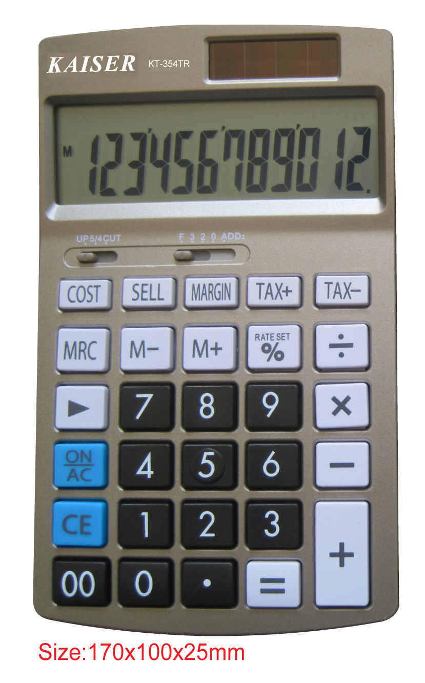 12 digit mid desktop calculator