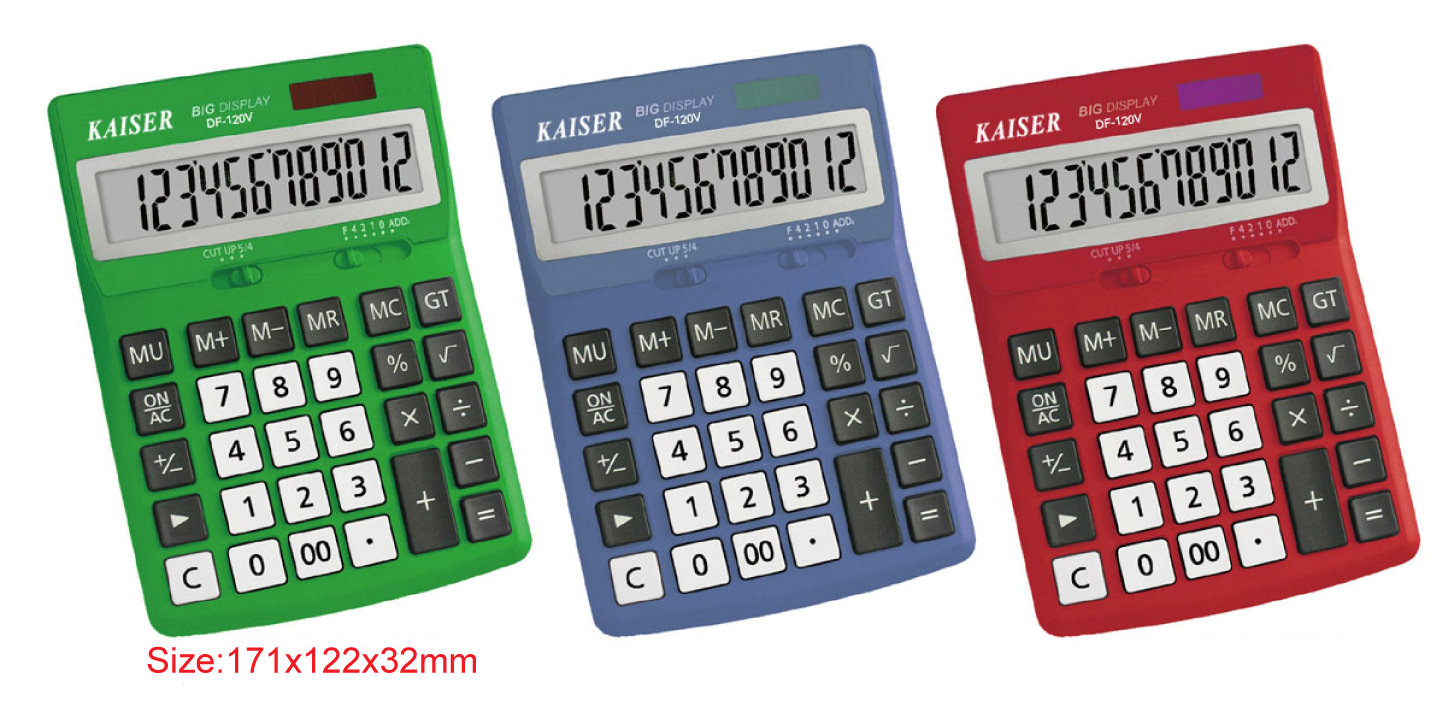 12 digit big desktop calculator