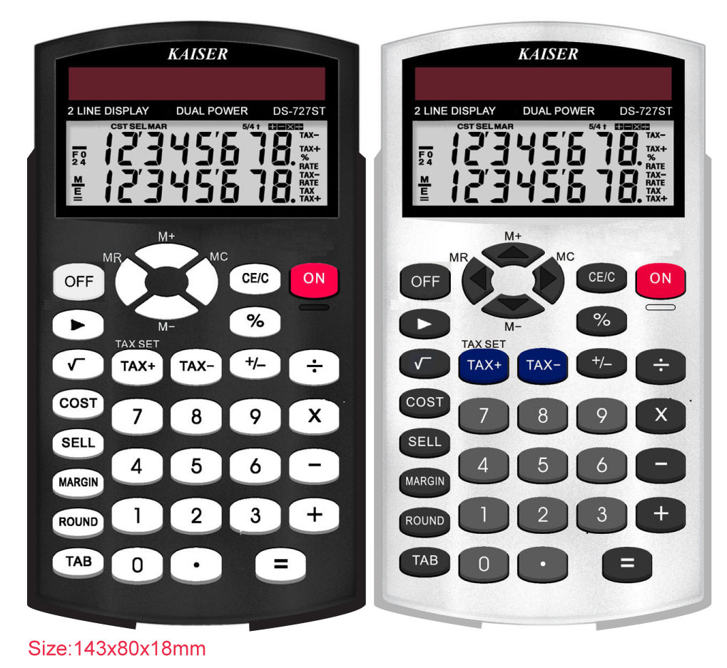  2-line 8 digit desktop calculator