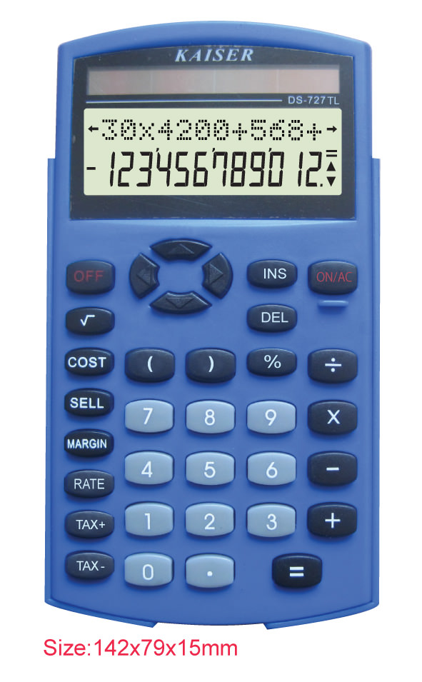  2-line 12 digit desktop calculator