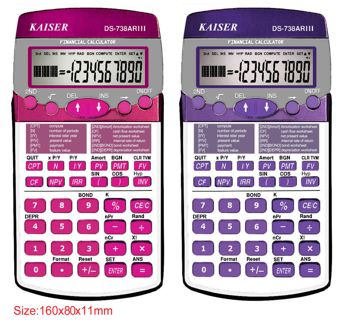 10(8+2) digit financial calculator