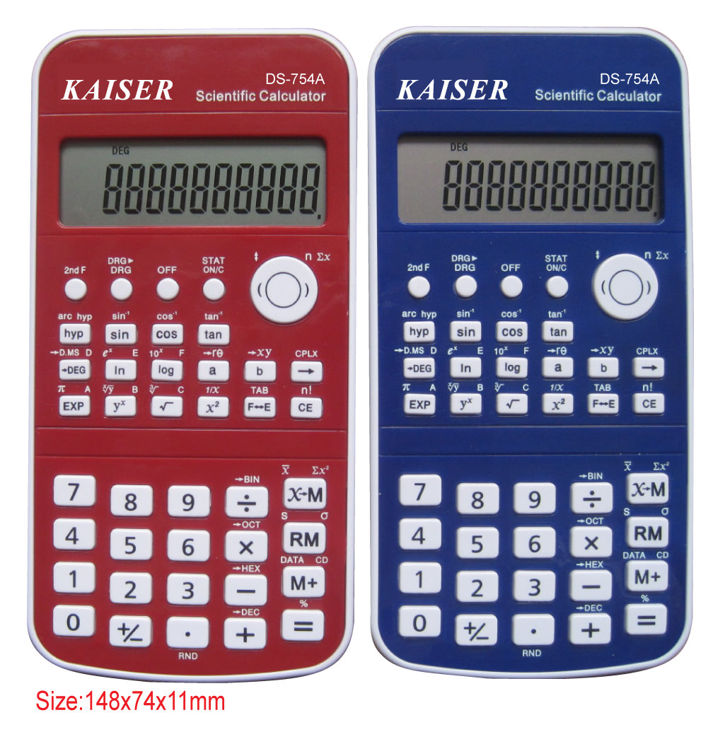 8+2 digit 136 functions scientific calculator