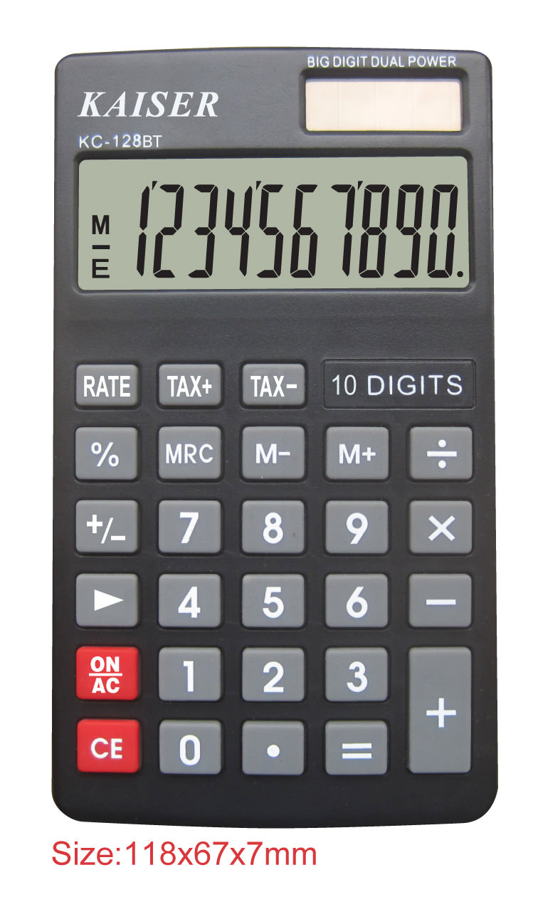 10 digit handy calculator with Tax