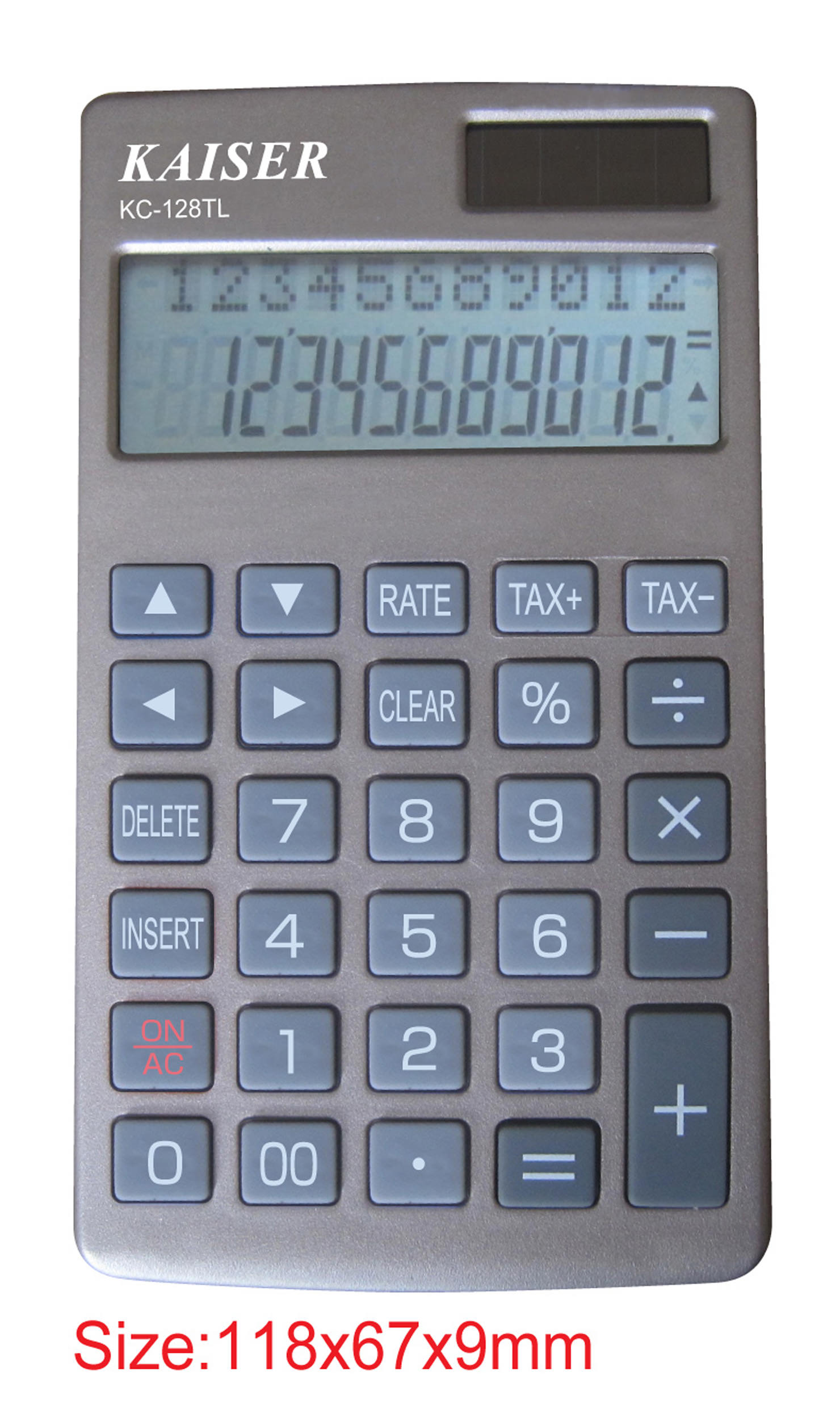 2-line 12 digit handy calculator