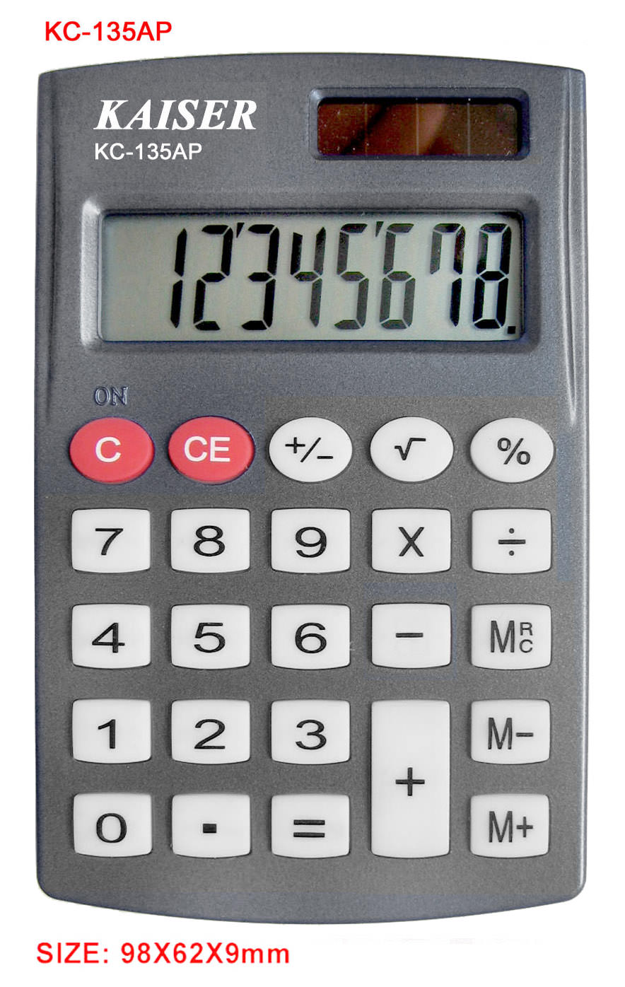 8 digit handy calculator