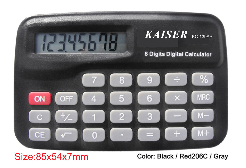 8 digit handy calculator