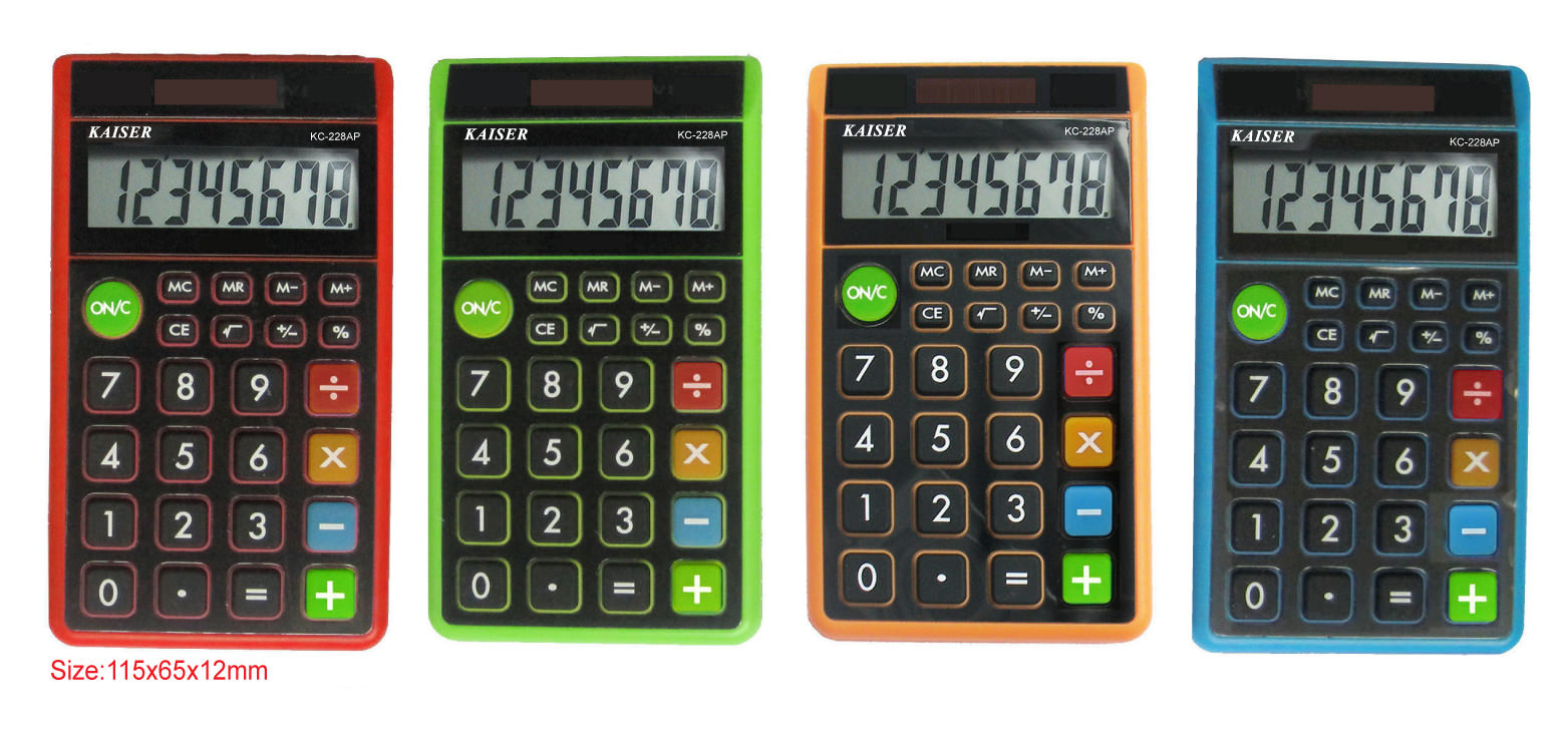 8 digit handy calculator