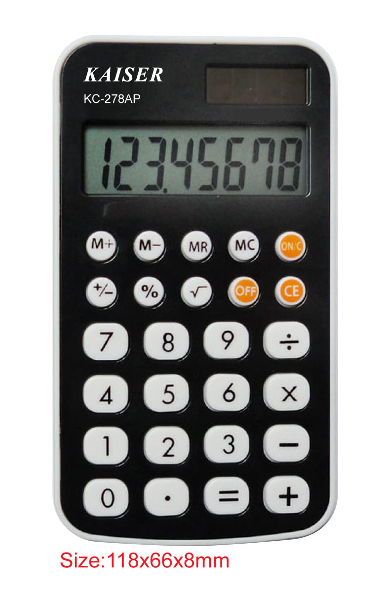 8 digit handy calculator