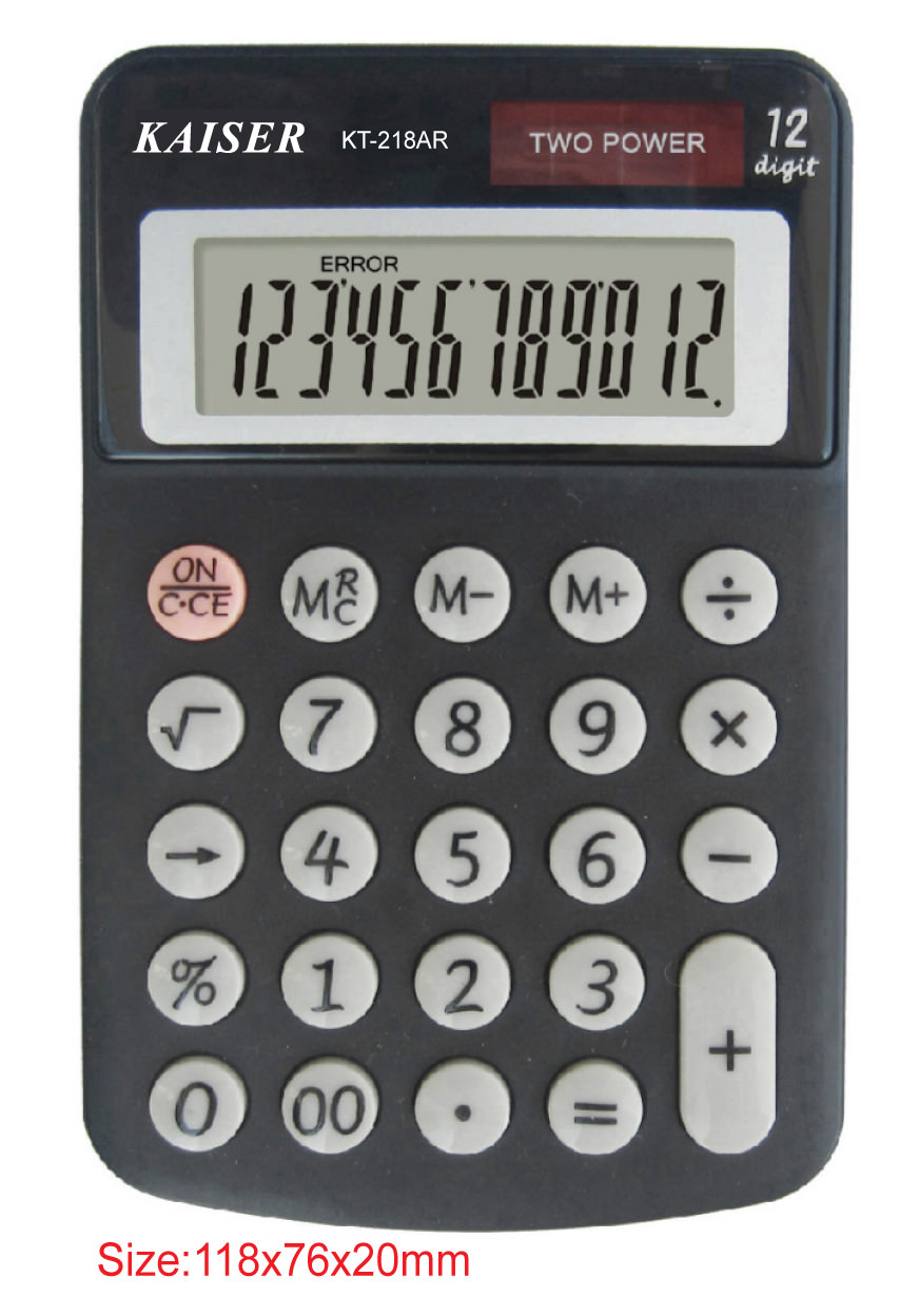 12 digit mid desktop calculator