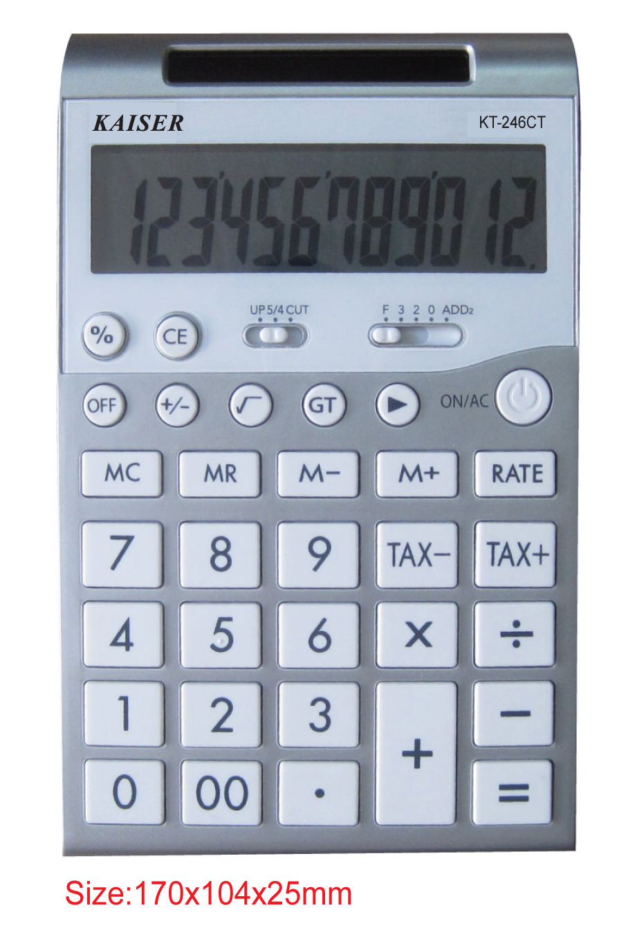 12 digit big desktop calculator