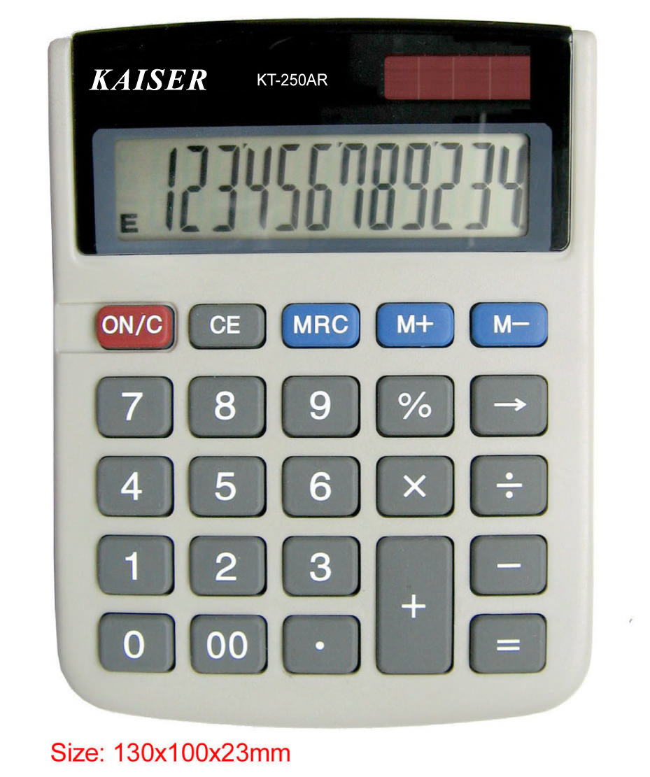 12 digit mid desktop calculator