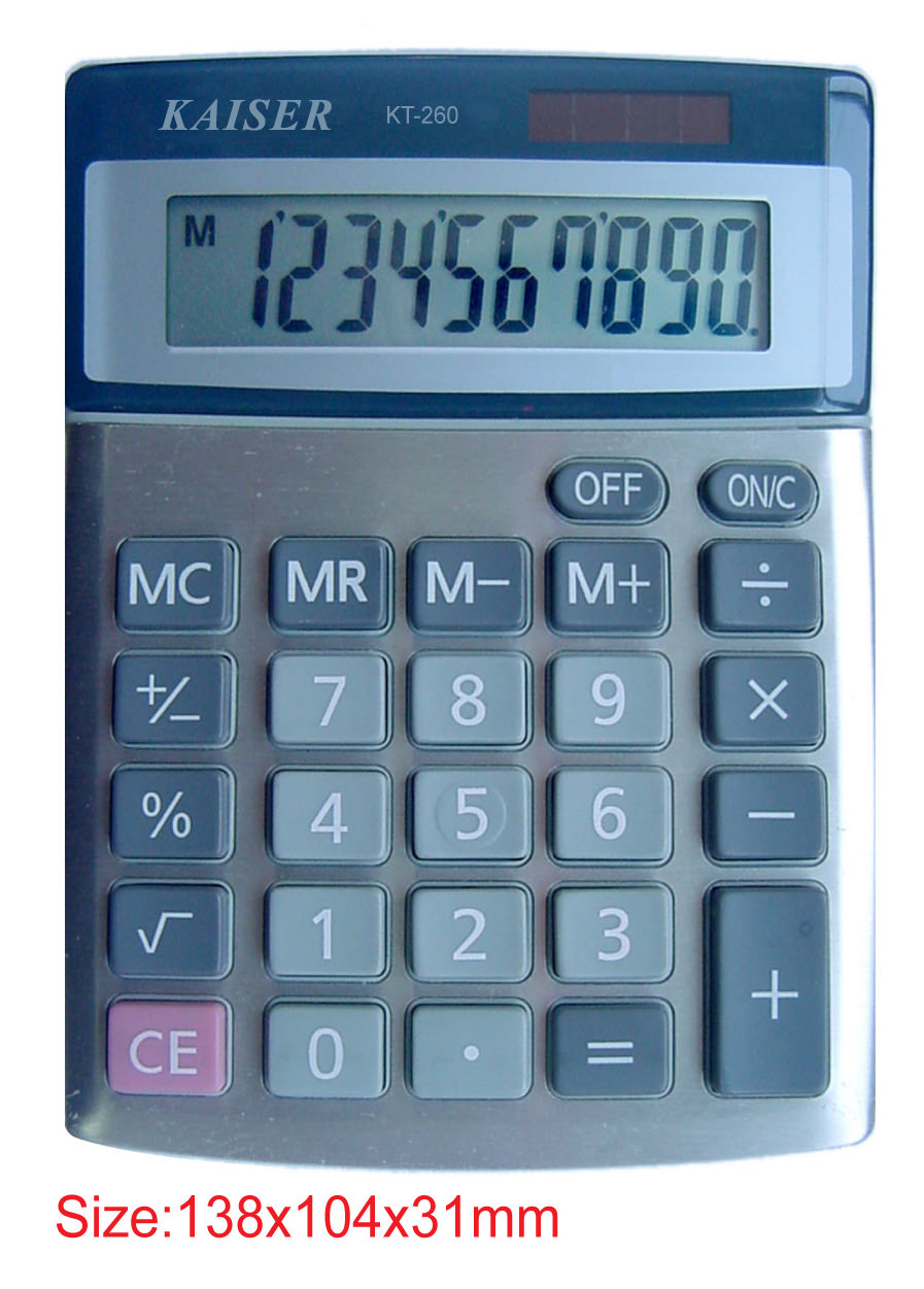 10 digit mid desktop calculator