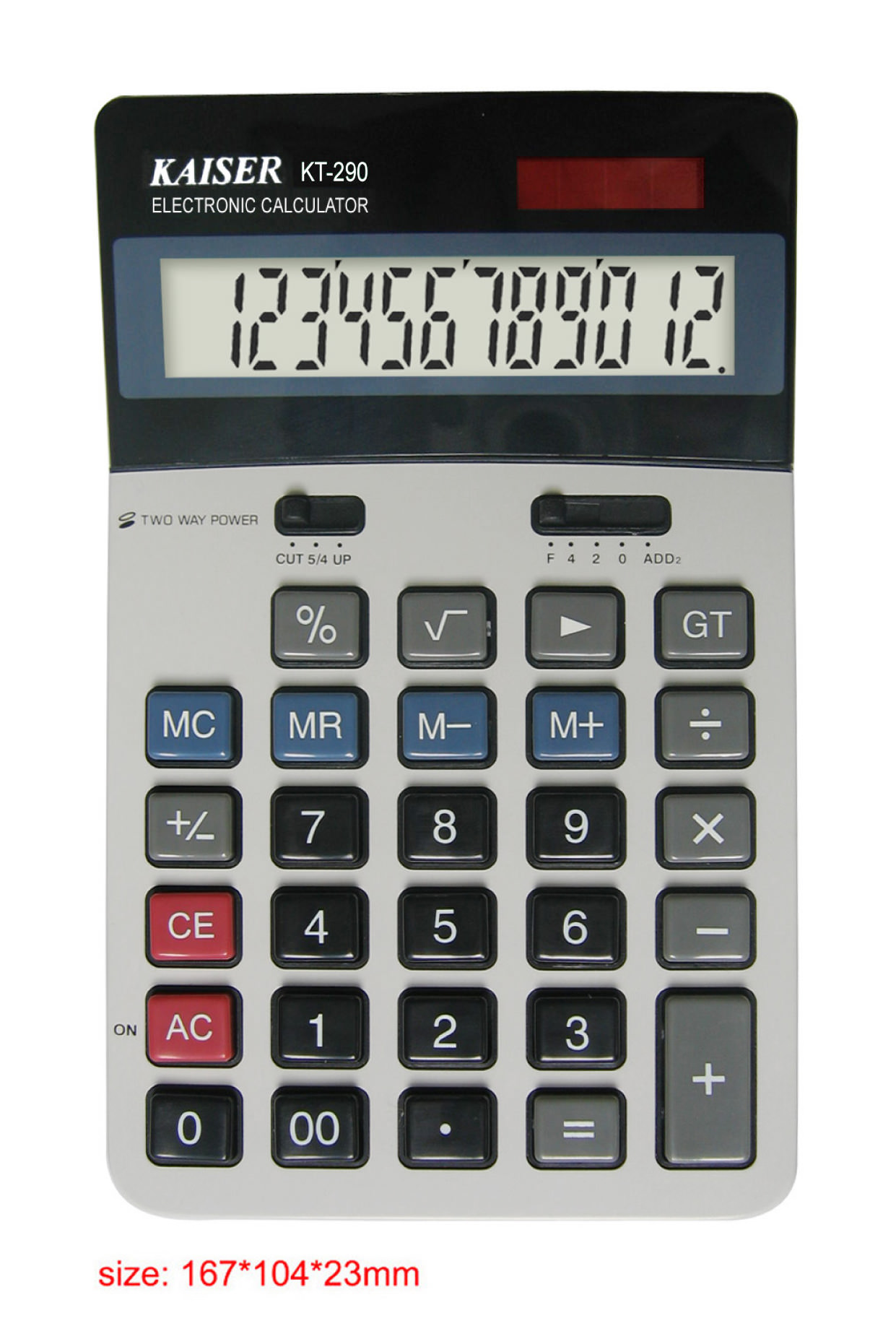 12 digit mid desktop calculator