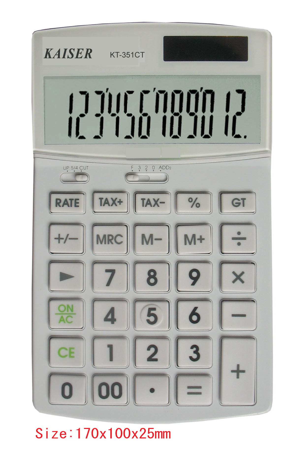 12 digit mid desktop calculator