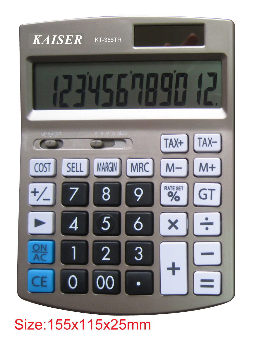 12 digit mid desktop calculator