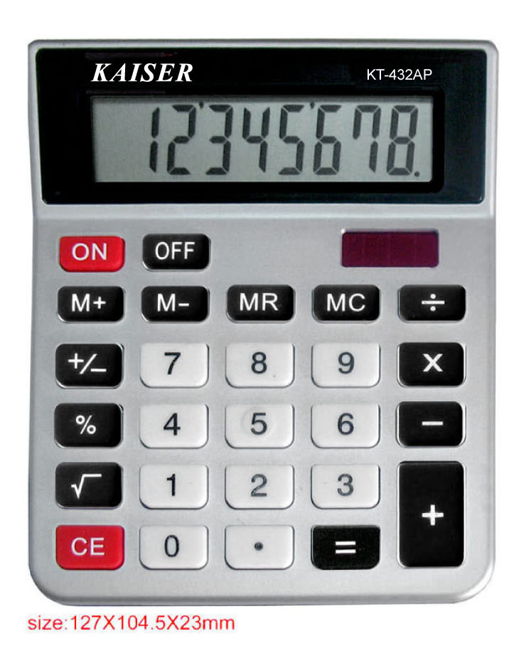 8 digit mid desktop calculator