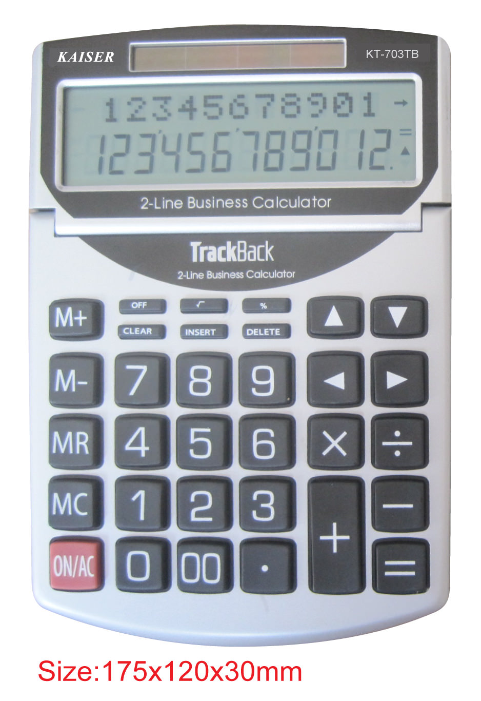 2-line 12 digit big desktop calculator