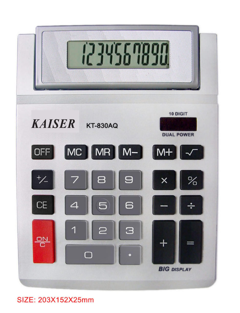 10 digit big desktop calculator
