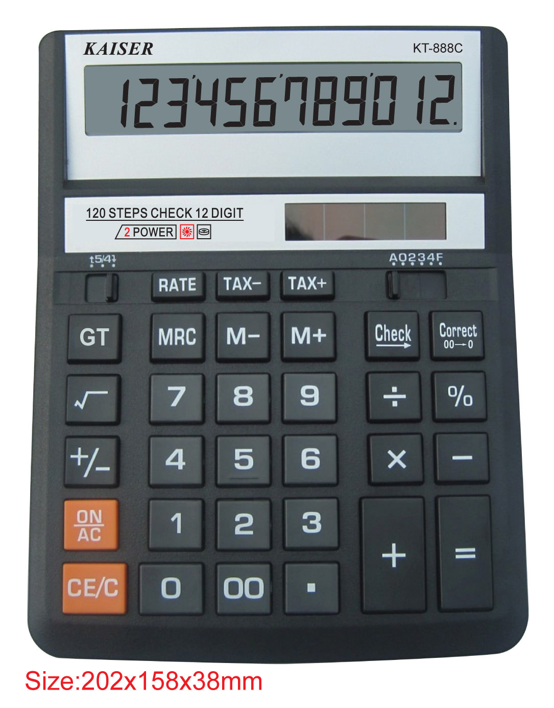 12 digit big desktop calculator